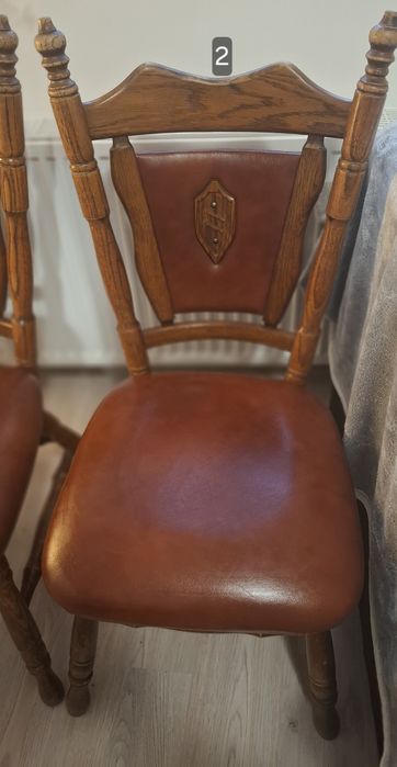 Holenderskie krzesła dębowe 4 sztuki