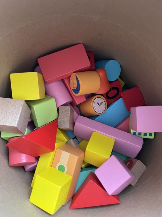 Детский деревяный  конструктор