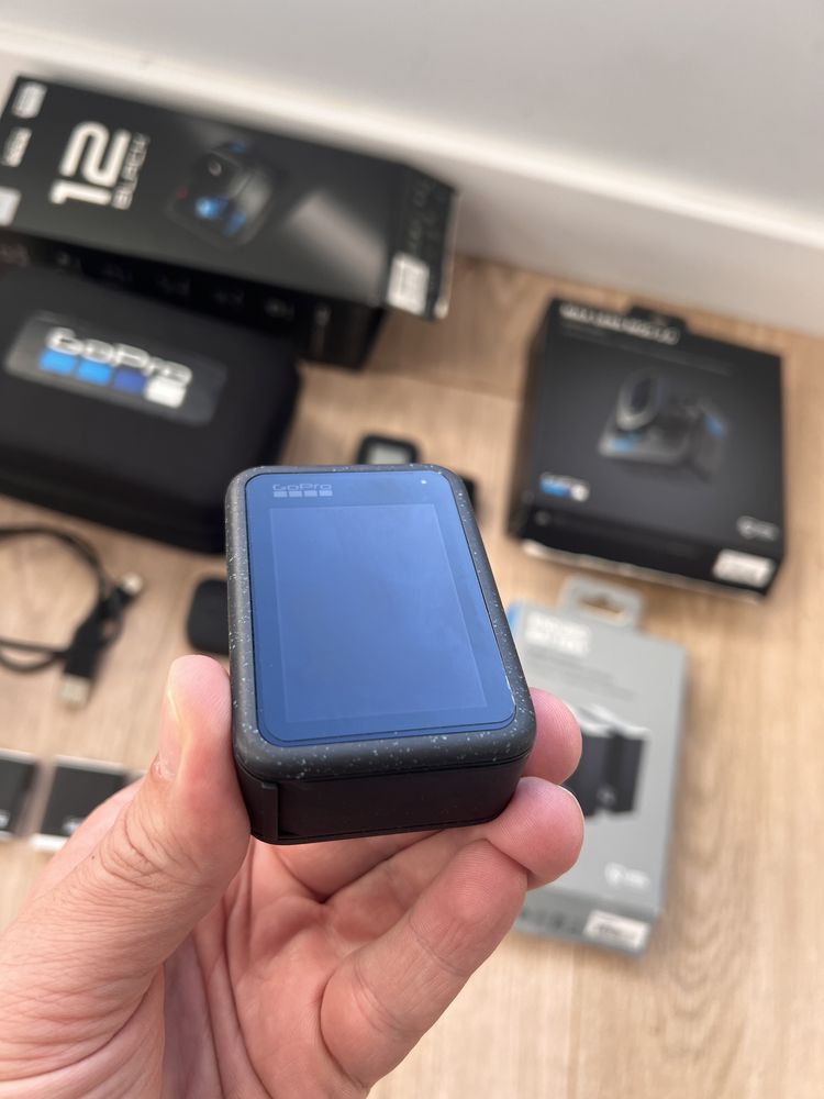 GoPro 12 - jak nowa, bogaty zestaw  + max lens 2.0 + filtry + obudowa