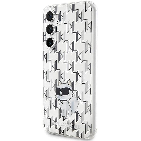 Etui Karl Lagerfeld Monogram Choupette na Samsung Galaxy S23 FE - prze
