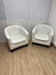 Poltronas brancas 2 unidades