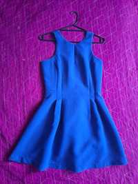 Kobaltowa sukienka damska