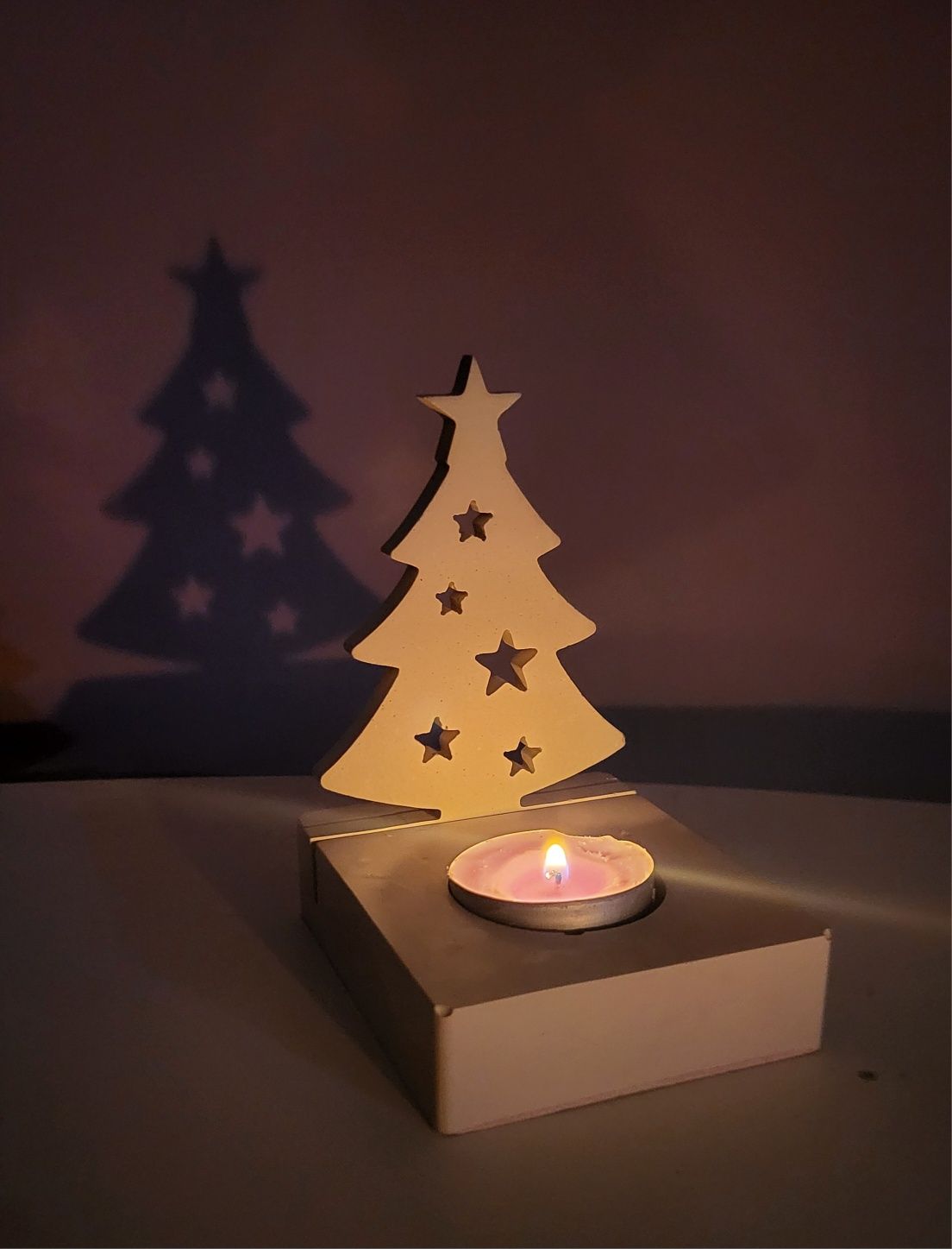 Lampion na tealight z wymiennymi wzorami