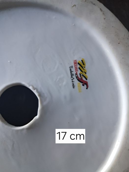 Cinzeiro em pircelana pintado a mão