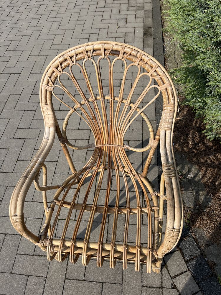 Krzesło fotel ogrodowy bambus