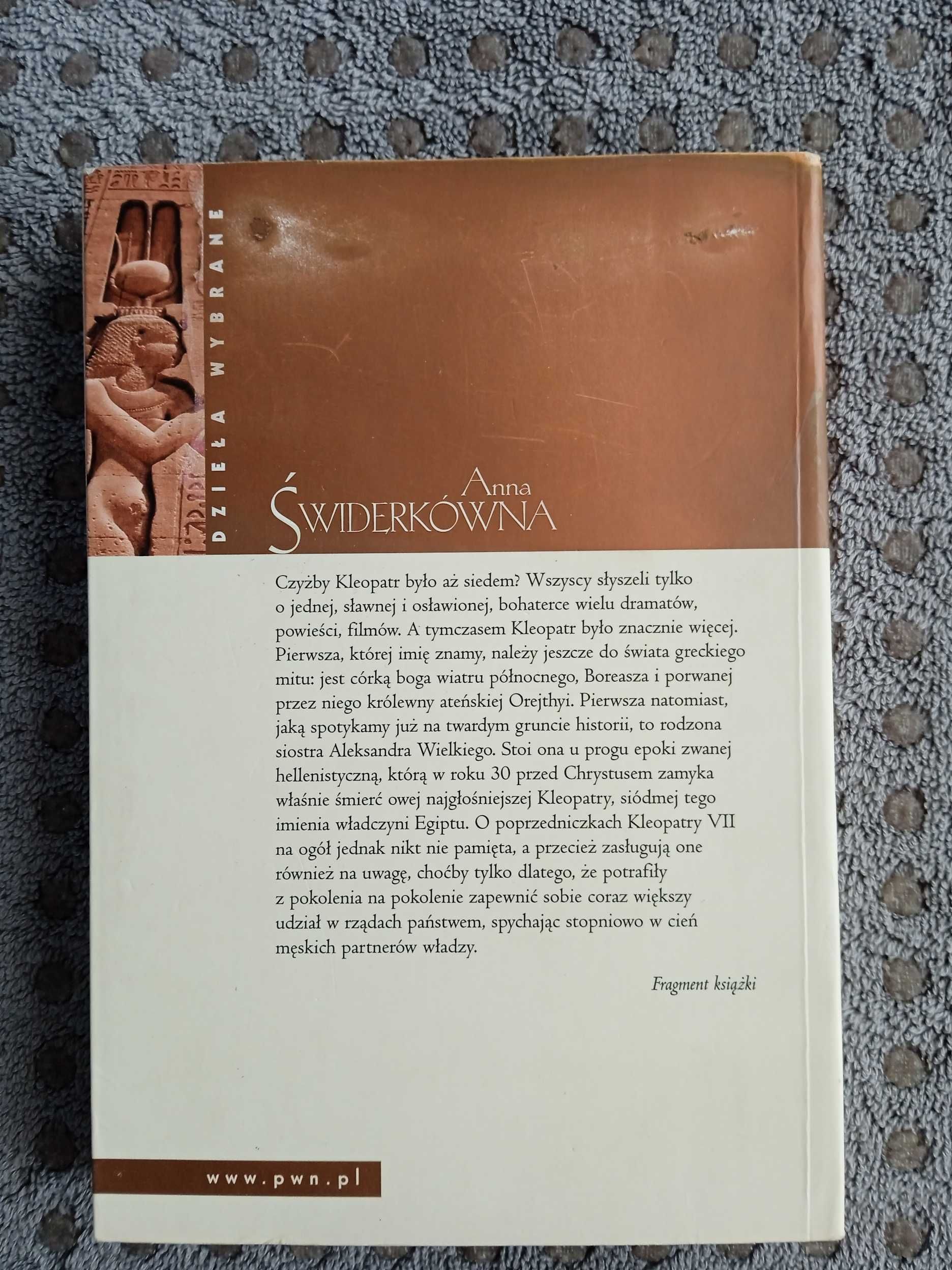 Anna Świderkówna Siedem Kleopatr