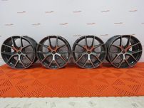 Jantes FOX Alpha 19 x  8 et 42 5x112 Gunmetal + Maquinado