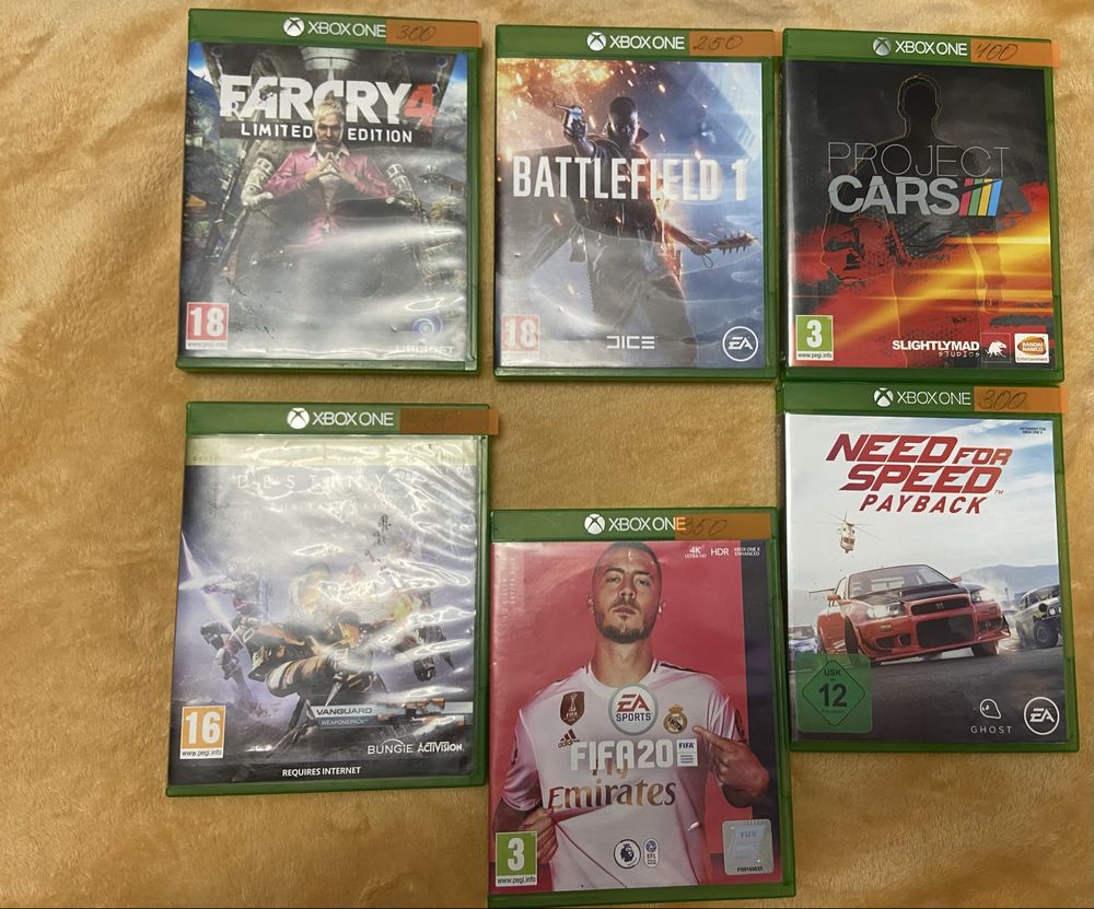 XBOX ONE ДИСКИ ( ігри для приставок XBOX ONE)