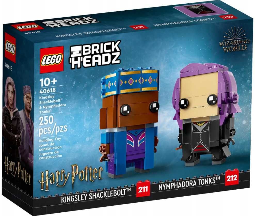 Lego BrickHeadz Harry Potter 40618 Kingsley Shacklebolt Nimfadora