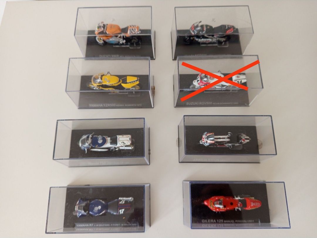 Coleção Miniaturas Motas MotoGp