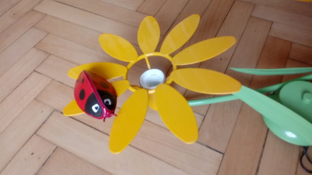 Lampa dziecięca kwiaty żyrandol