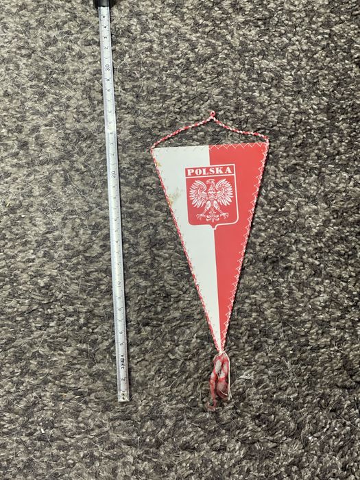 PRL Proporczyk klubowy RTS Widzew Łódź zabytkowy piłkarski kolekcjoner