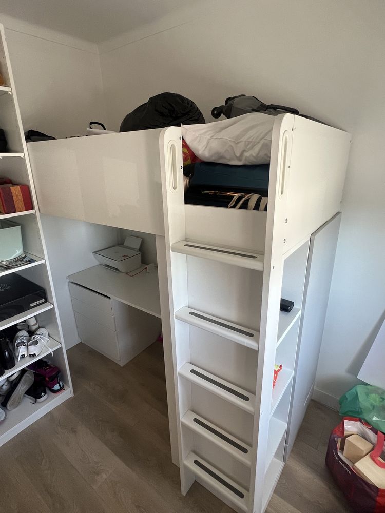 SMÅSTAD - Beliche com secretaria Ikea