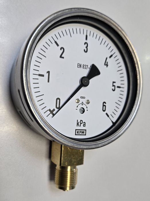 Manometr do gazu 612.20 fi100 M20x1,5 0-6 kPa
