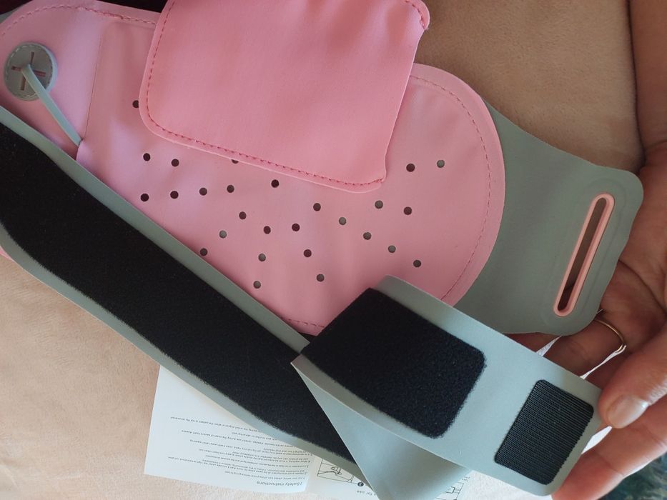 Podgrzewany różowy pas biodrowy elektryczny wejście USB