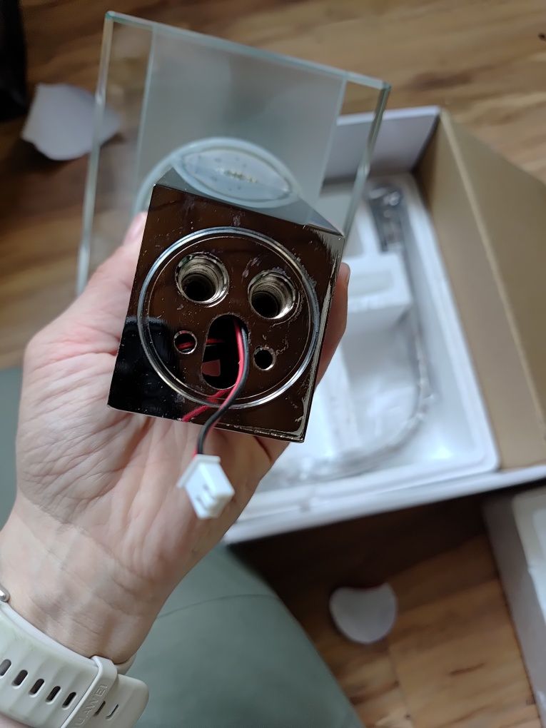 Bateria/kran  wodospad podświetleniem led