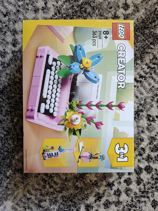 Lego Creator 31169 Maszyna do pisania z kwiatami