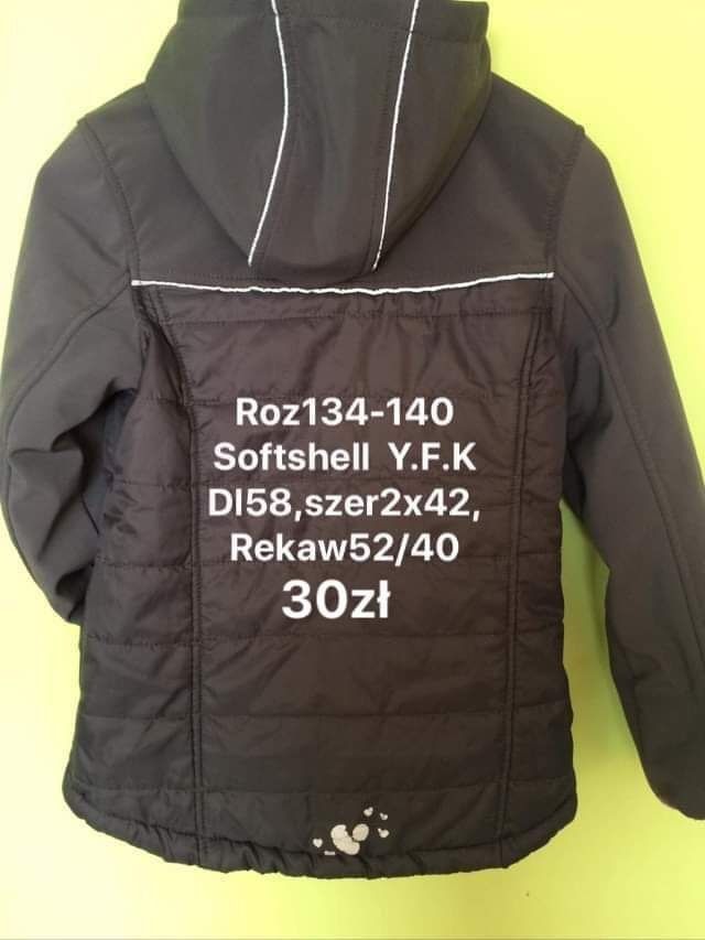 Roz134-140 Softshell  Y.F.K Dl58,szer2x42, Rekaw52/40