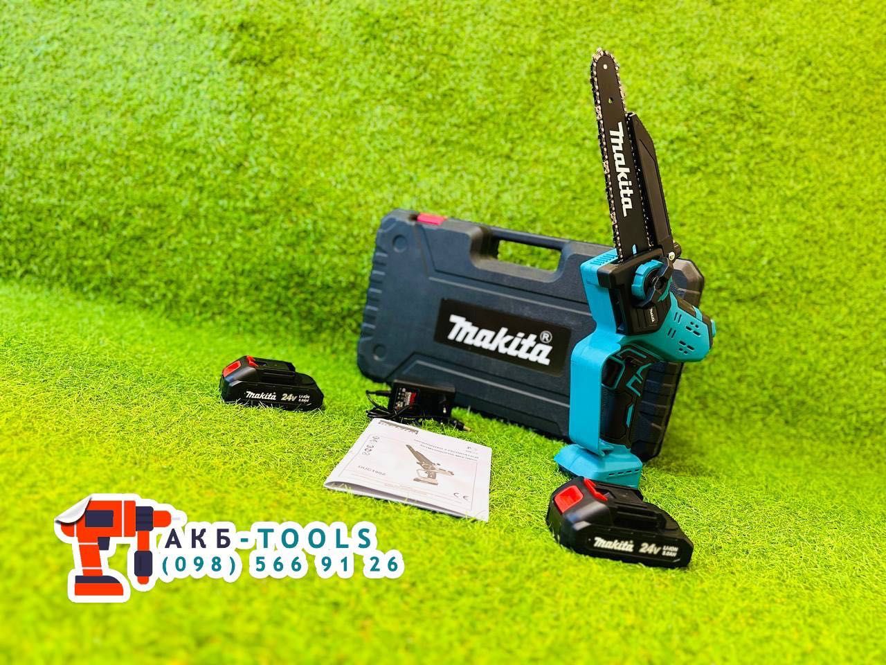 Аккумуляторная акумуляторна пила Makita DUC190Z Гілкоріз 20см 24V 5Ah