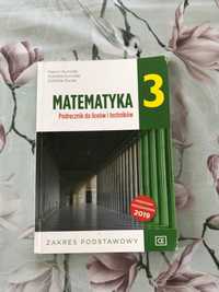 Matematyka  zakres podstawowy KL3 LO Technikum (Kurczab)