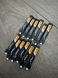 12x bateria lipo lihv 1s 300mah tattu rline bt2.0 + plytka ładowania