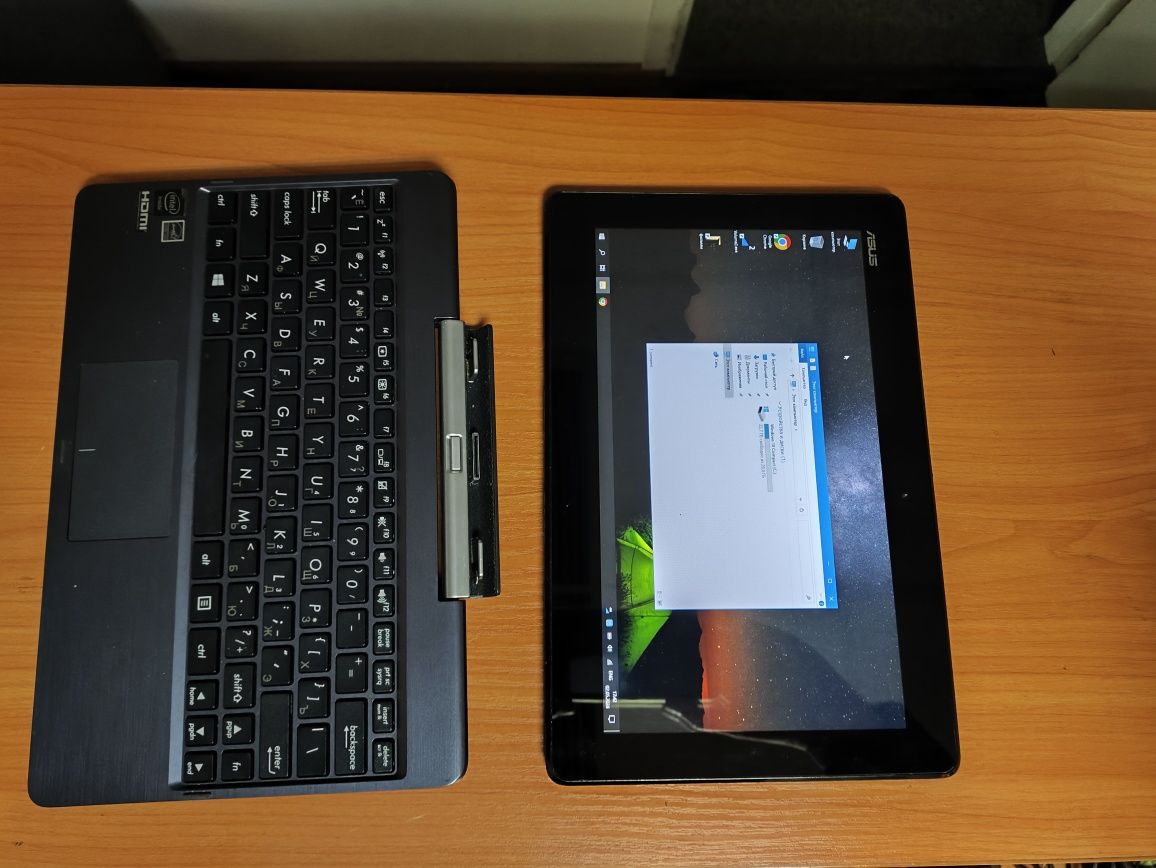 Asus T100TF Transformer book win10, ssd32, hdd500