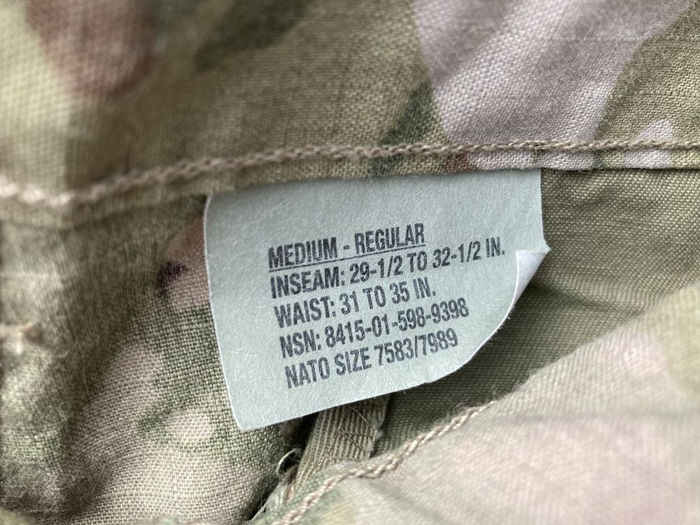 Оригінальні штани армії США Army Combat Uniform FR OCP Medium-Regular