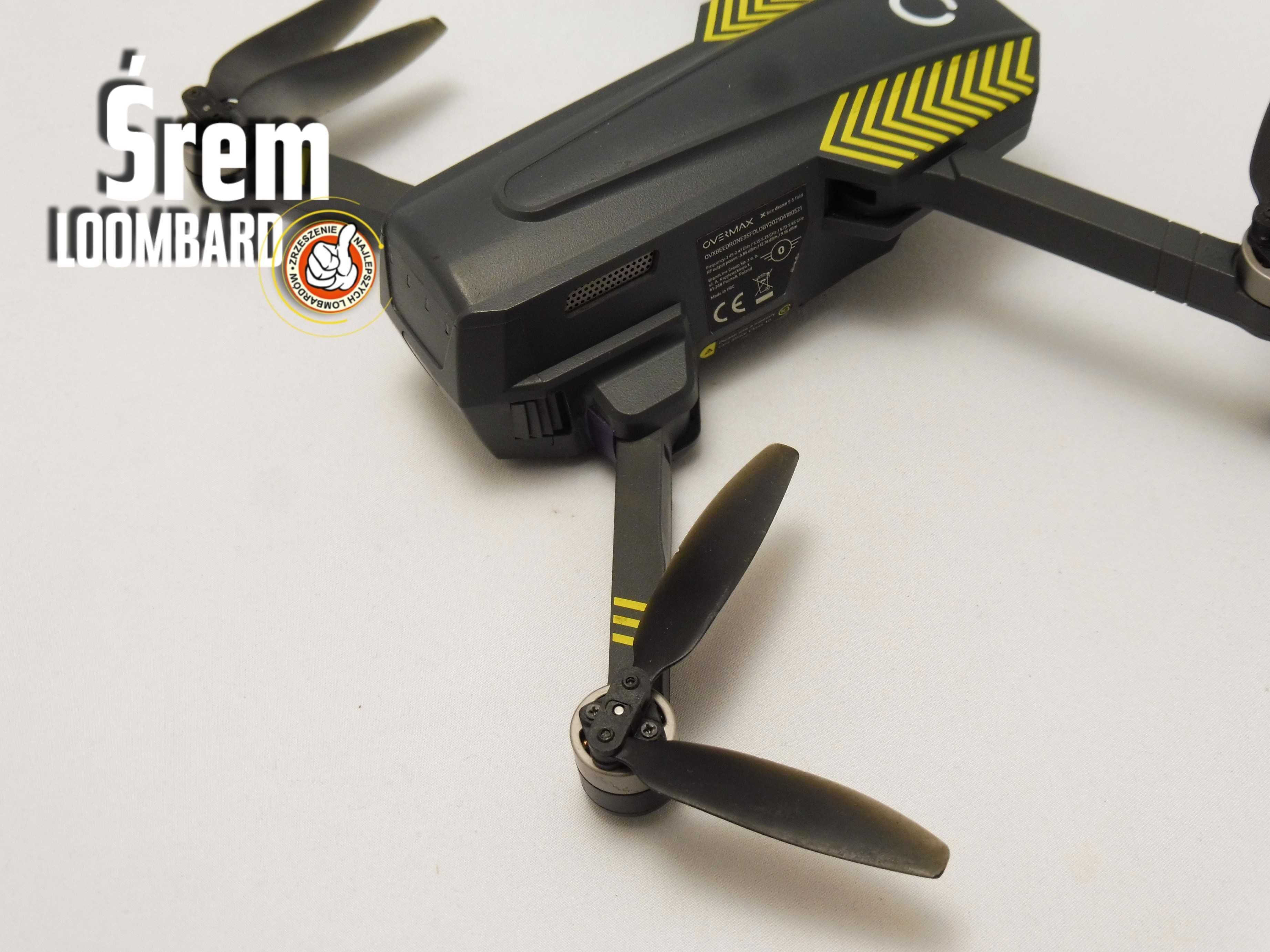 Dron Overmax X-Bee Drone 9.5 Fold, futerał, db stan!