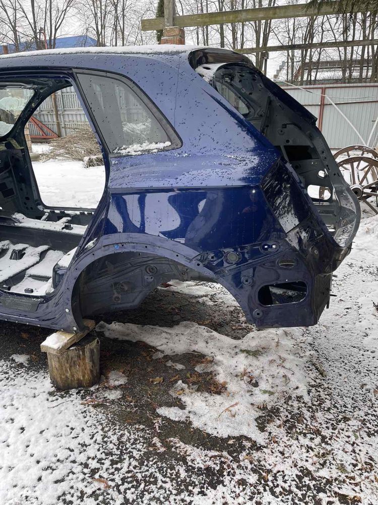 Четверть задняя левая Audi Q5 80A USA LX5H чверть синяя белая