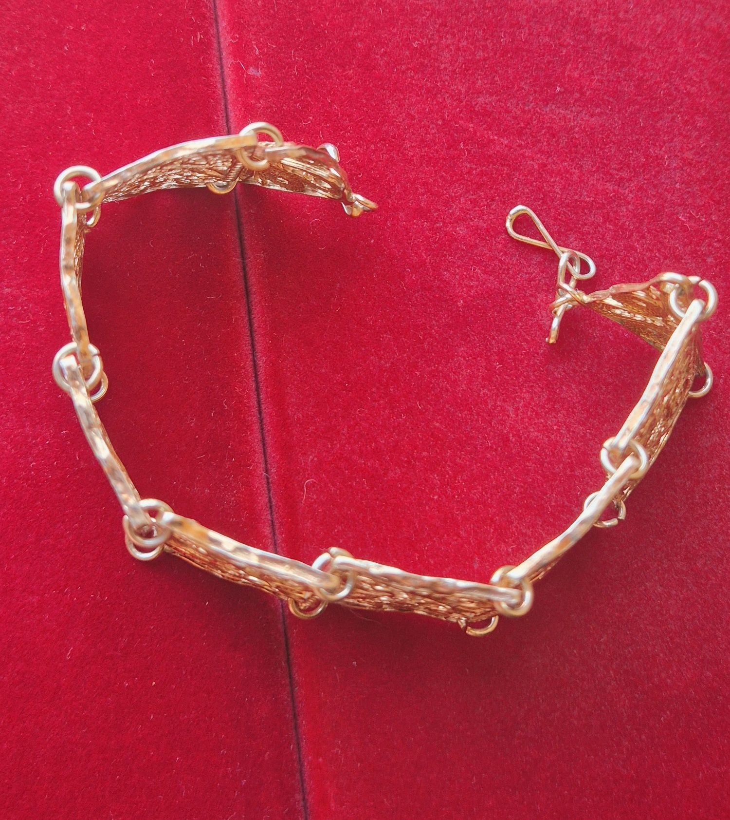 Pulseira em prata filigrana