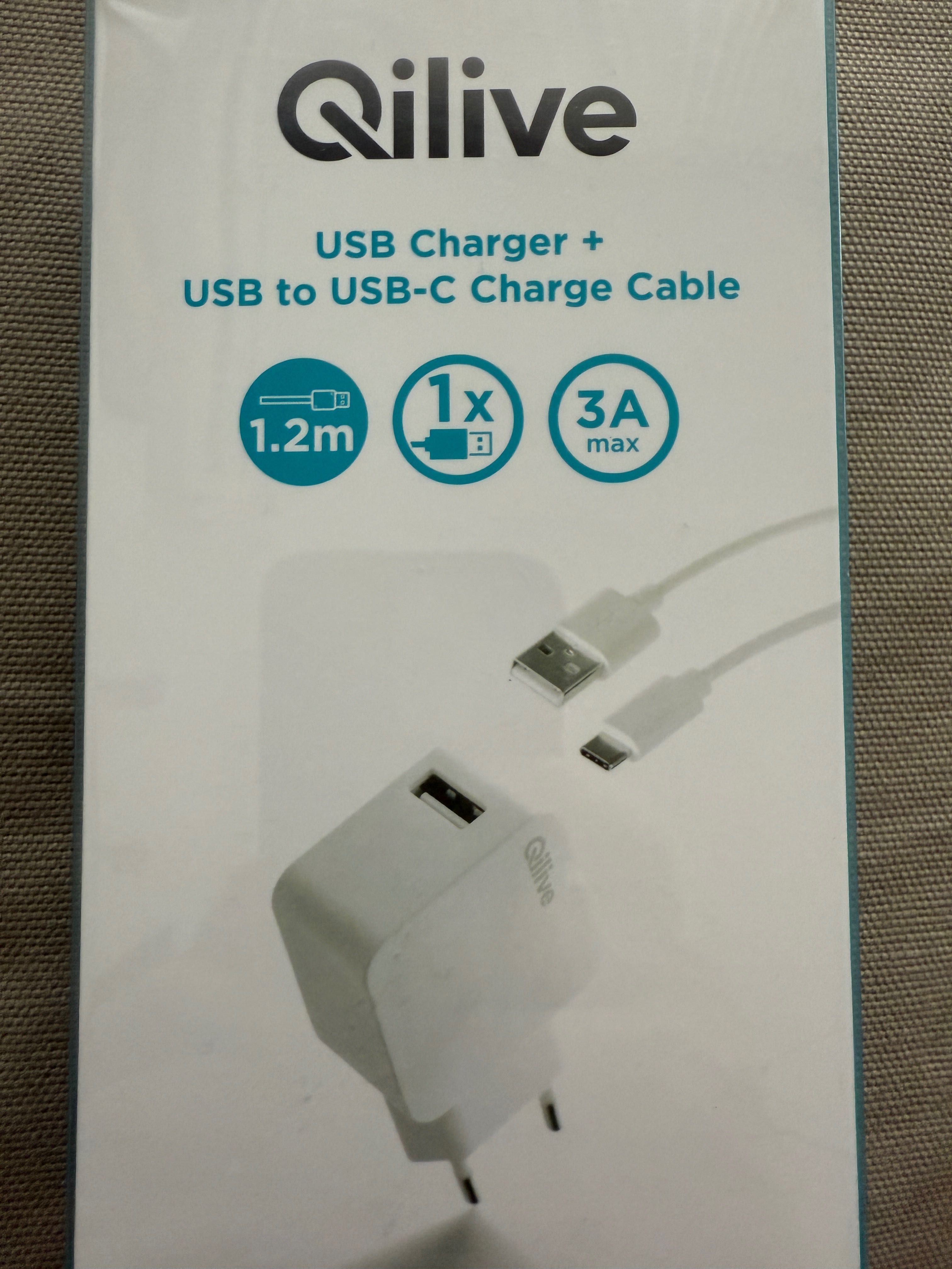 ładowarka usb c z kablem 1,2m