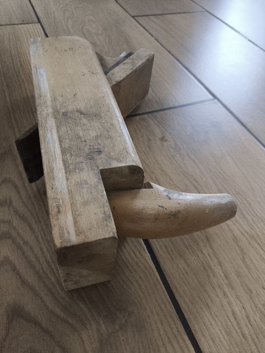 Hebel strug drewniany ręczny retro prl