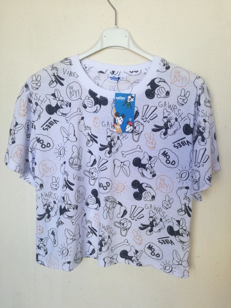 Blusa Mickey e Minnie Mouse L