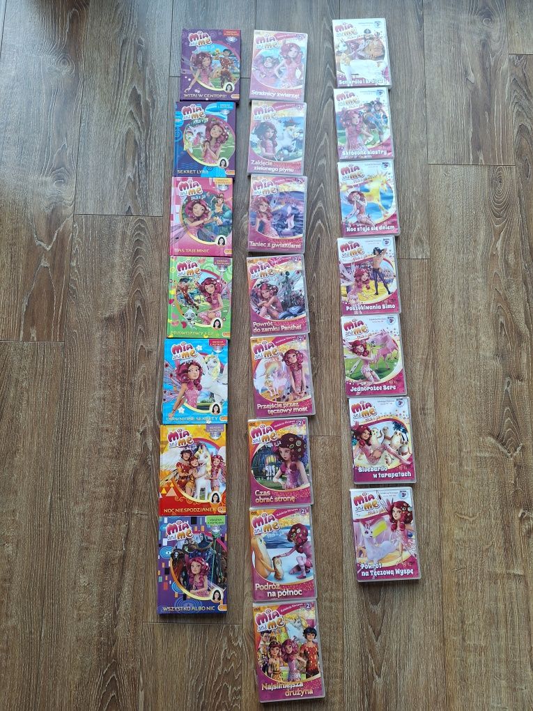 Zestaw 22szt DVD Mia i ja Mia &Me sezon 1-3