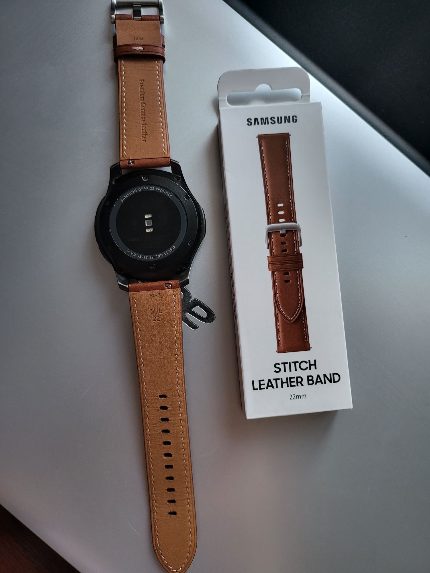 Оригінальний новий шкіряний ремінець для годинника Samsung Stitch Leat