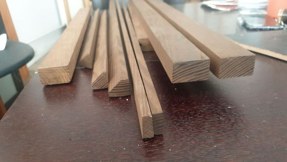 Lamele zewnętrzne elewacyjna termo jesion