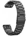 Pasek QuickFit 26mm ze stali nierdzewnej do zegarka Garmin