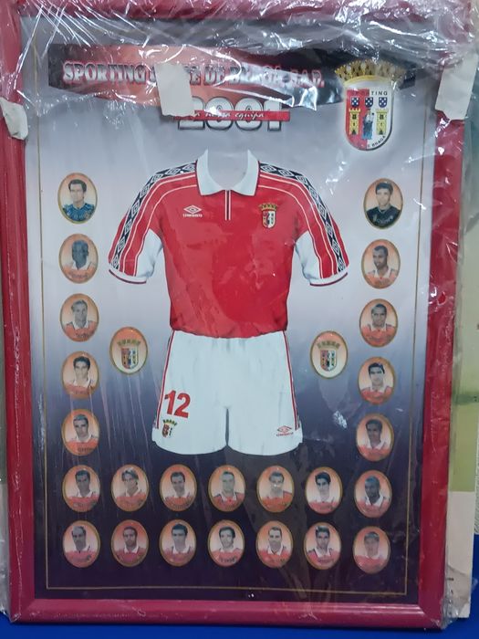 Quadro do S.C.Braga da Época de 2001!