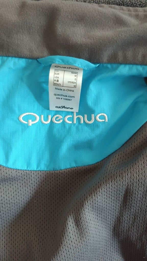 Kurtka sportowa wiatrówka Quechua