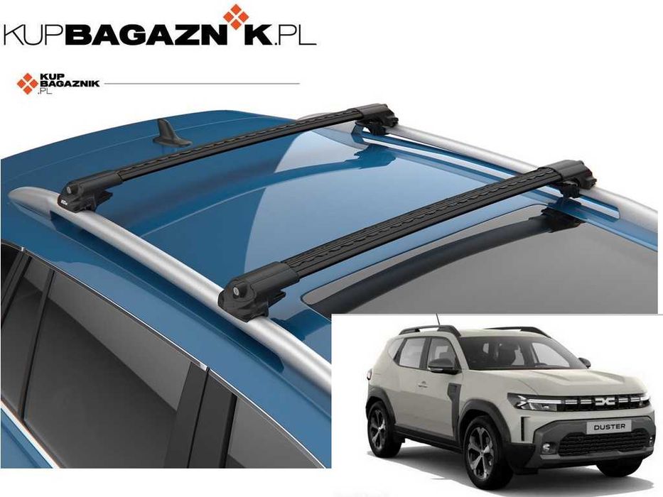 Bagażnik dachowy Dacia Duster III od 2024-> SUV bazowy relingi belki