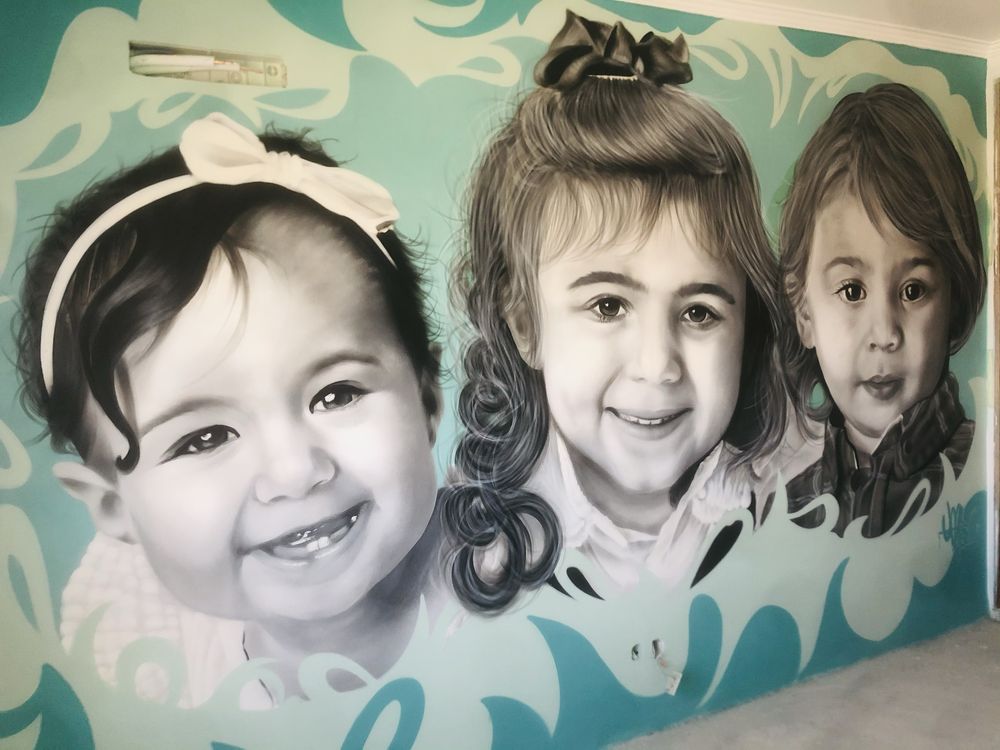 Arte urbana painel mural graffiti street art pintura