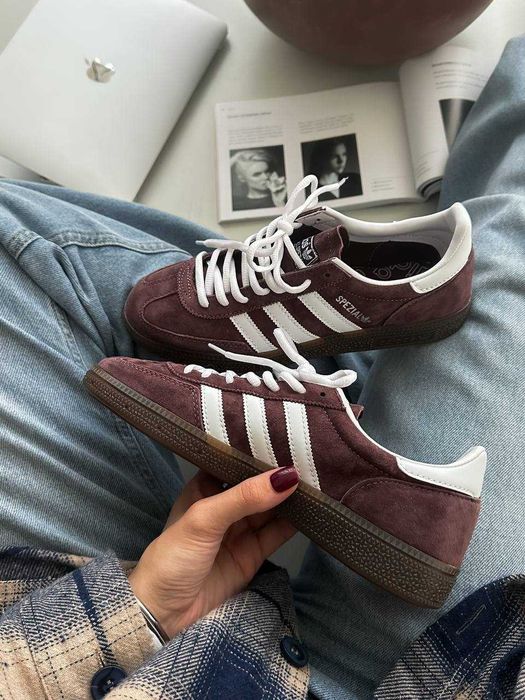 SALE! Кросівки Adidas Handball Spezial Brown White 36 37 38 39 40 41