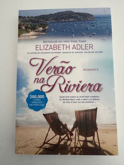 Livro Verão na Riviera, de Elizabeth Adler