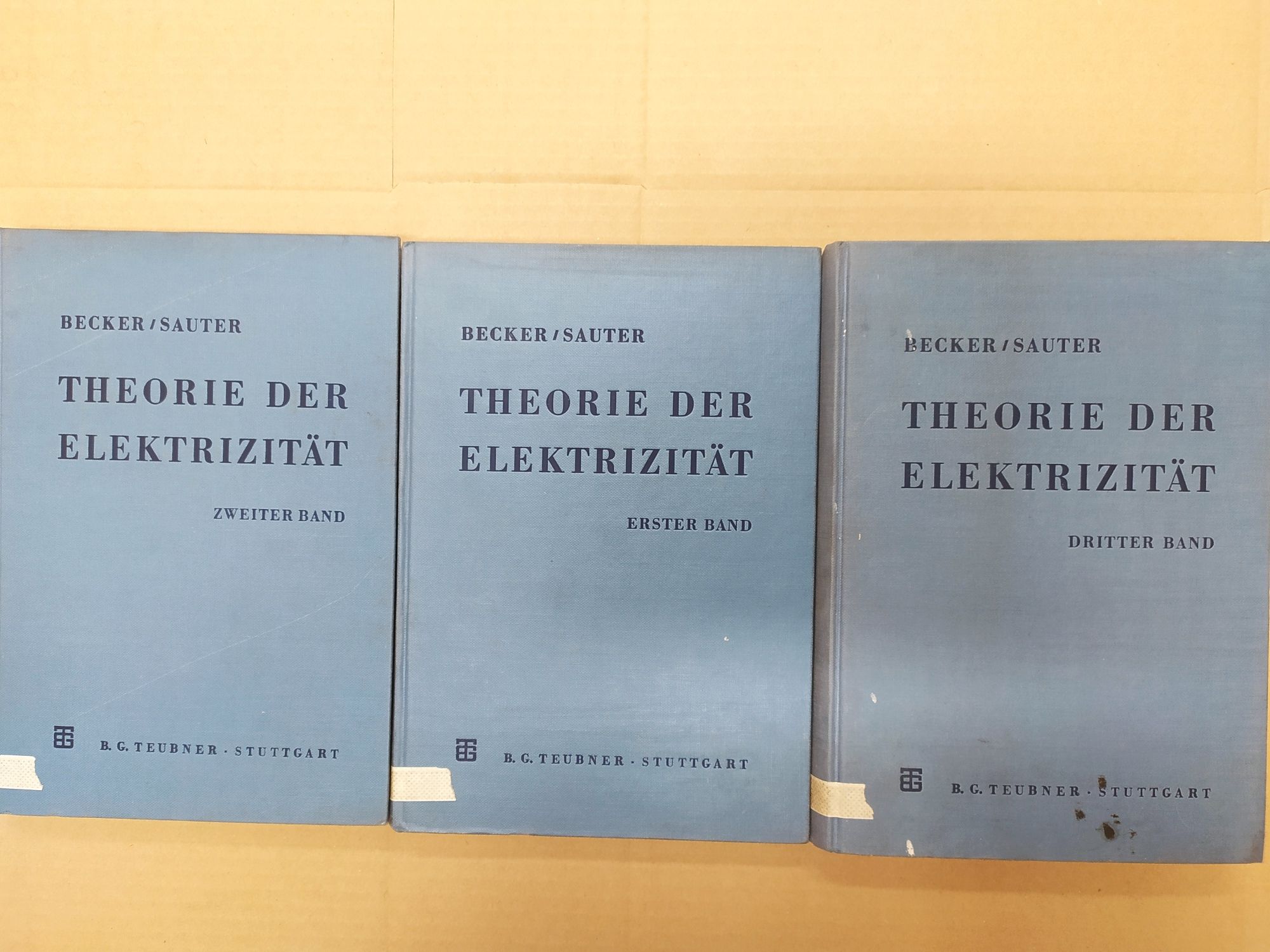 Theorie der Elektrizität, Becker/Sauter