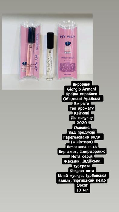 Акція  набір з 5 ароматів