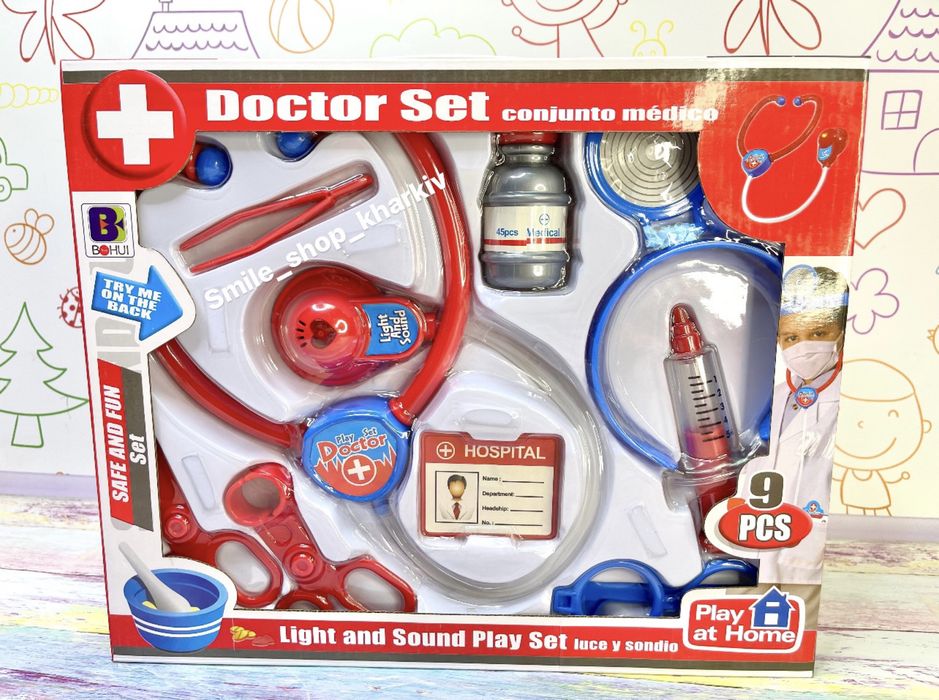 Детский набор доктора. Доктор. Набір лікаря дитячий.Маленький лікар.