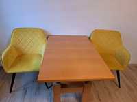Komplet ławo-stoł z krzesłami