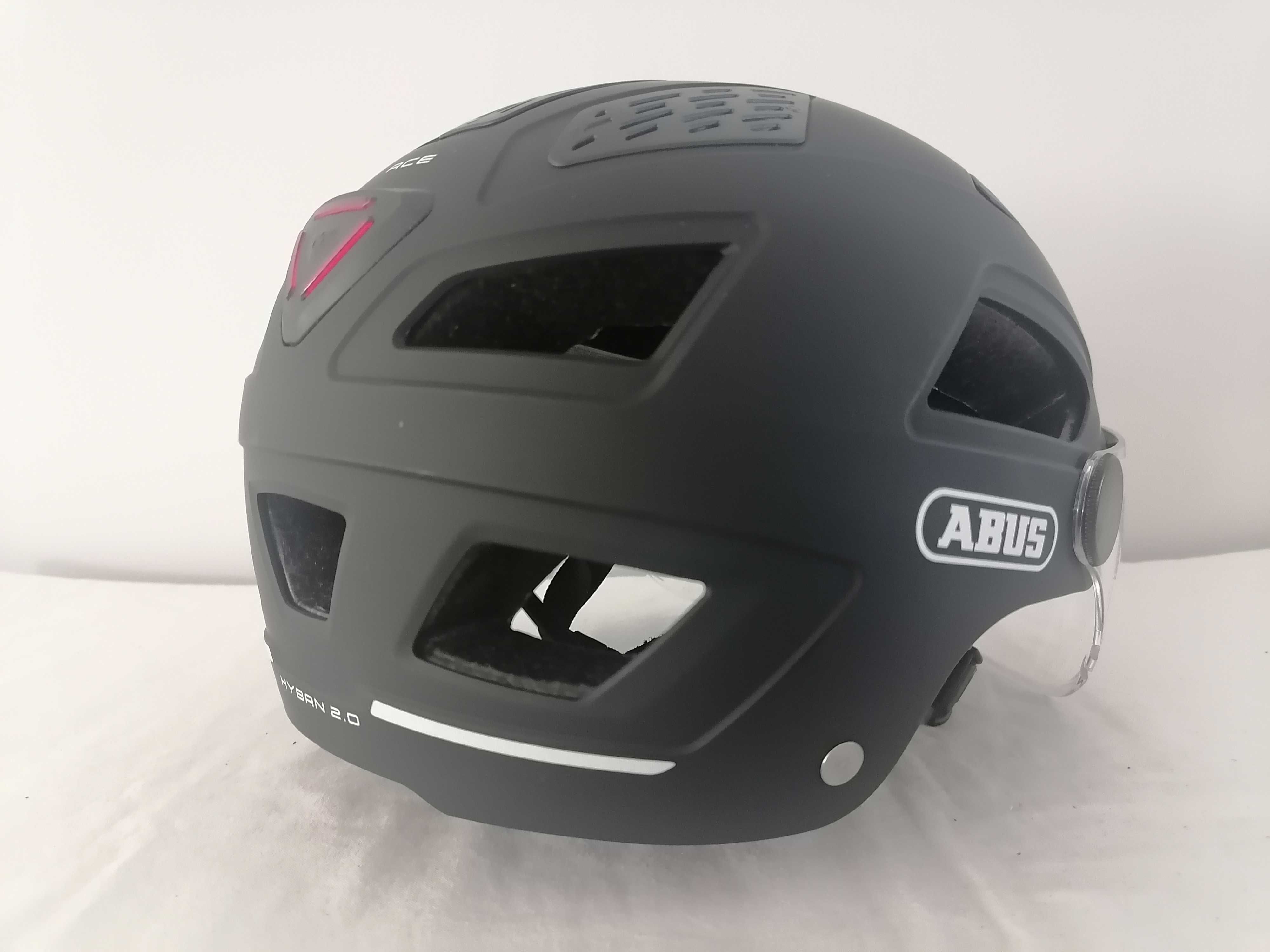 Kask rowerowy Abus Hyban 2.0 Ace Velvet Black M 52-58cm