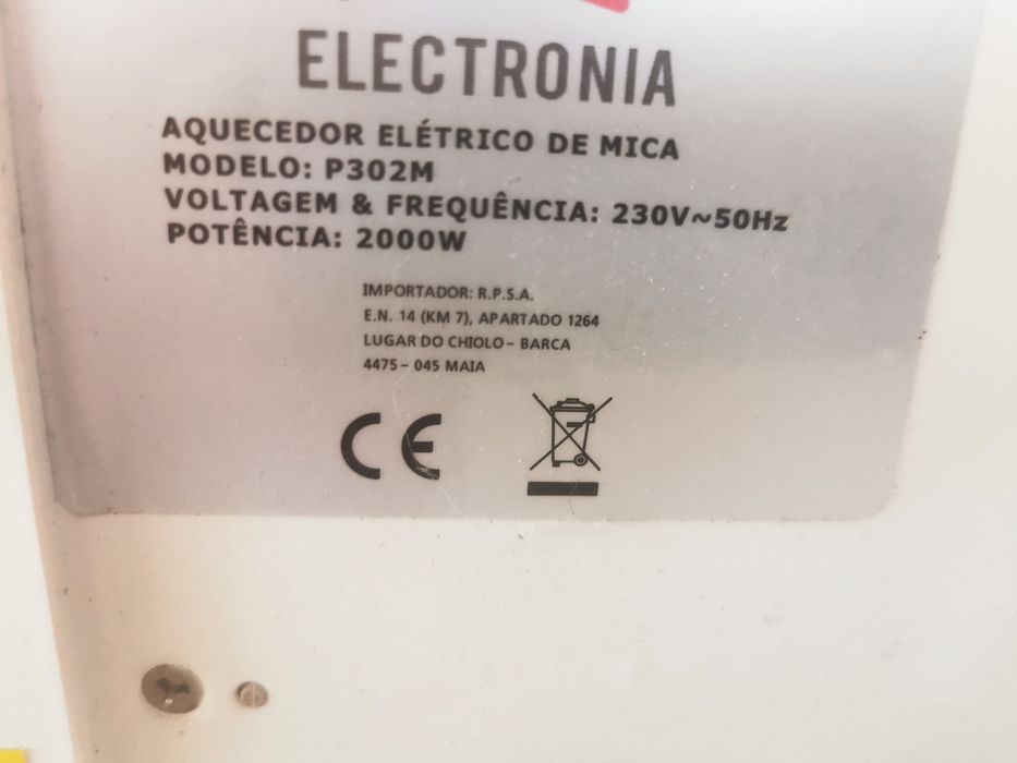 Aquecedor Elétrico de Mica