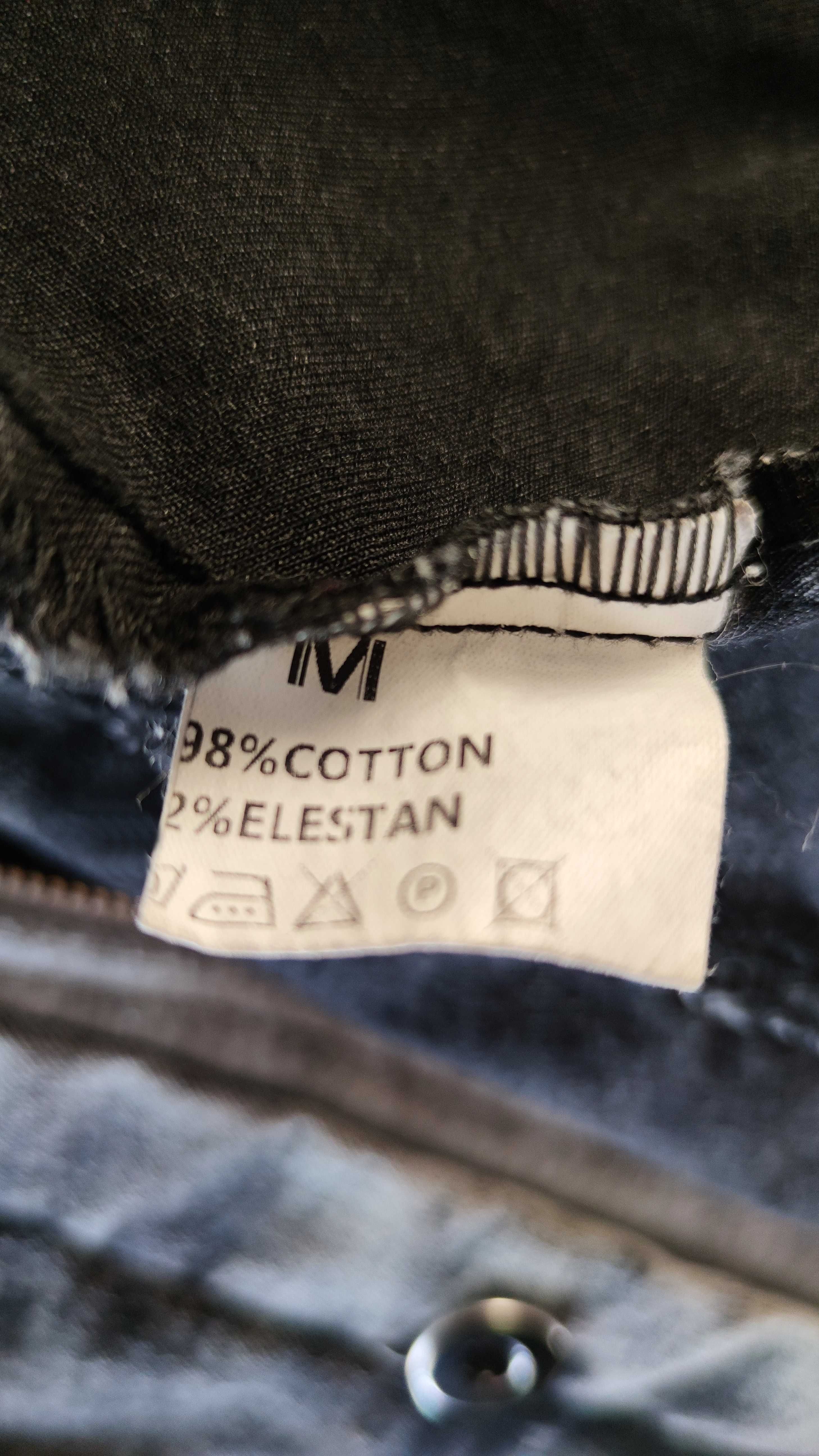 Kurtka bluza męska jeansowa z kapturem 98% cotton